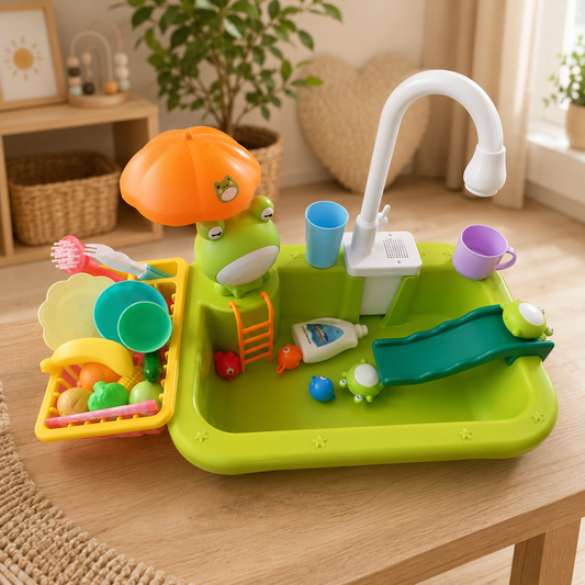 Circulating Water Kitchen Sink Playset