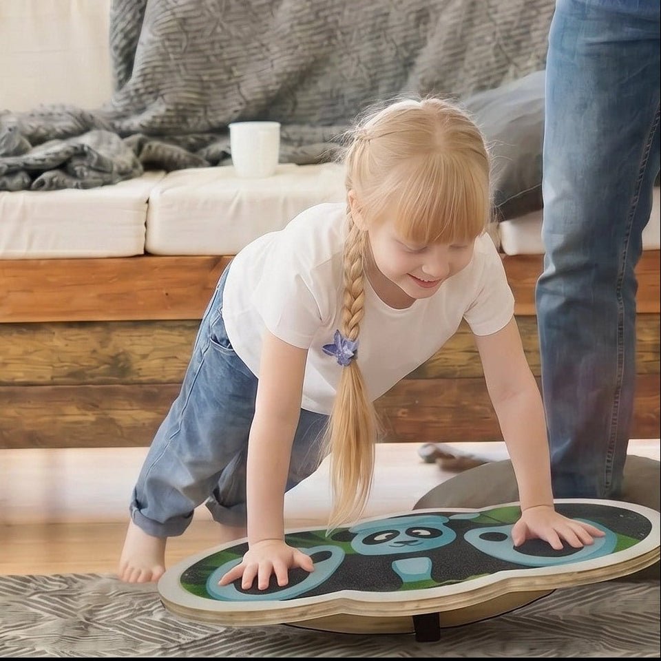 360° Wooden Wobble Balance Board5-balance board indoor outdoor