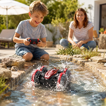 Aqua Rove RC Stunt Car – Waterproof All-Terrain Remote & Gesture Control Toy