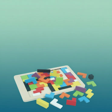 Wooden Tetris Educational Game