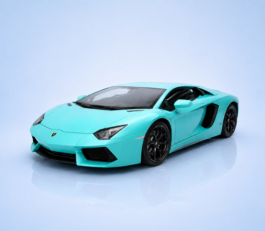 Turquoise Lamborghini_Aventador car for collectors and birthday gifts for boys car lovers