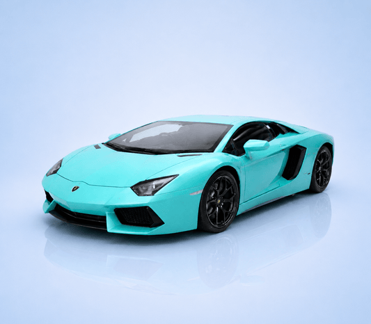 Turquoise Lamborghini_Aventador car for collectors and birthday gifts for boys car lovers