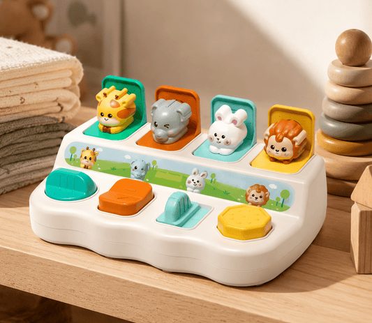Milo Pop Surprise Box β Pop-Up Musical Animal Color Toy for Toddlers 1-3