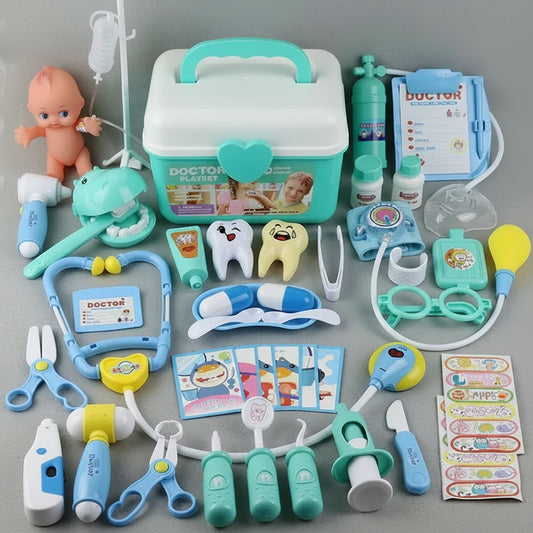 Hippocampus Doctor and Nurse Toy Medical Kit Set