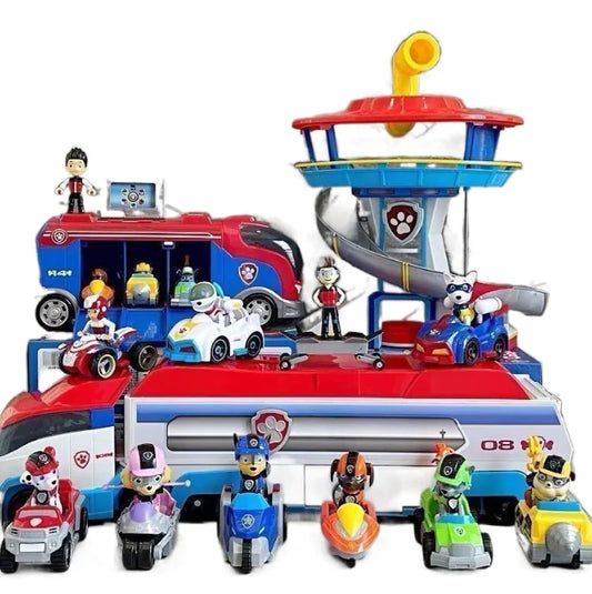 Paw Patrol Lookout Tower with Rescue Vehicles (One Set)