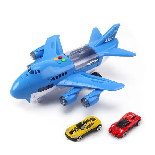 Children's Inertial Story Plane Toy with Sound and Light