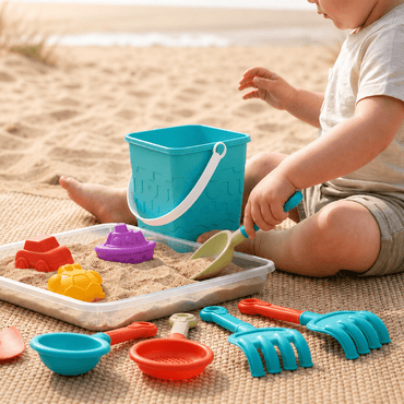 Sand and Snow Bucket and Shovel Set