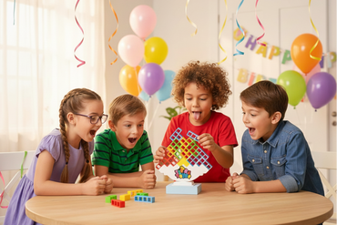 Tetris-Style Balancing Tower Game - 48 Piece Educational Stacking Blocks for Focus & Coordination2