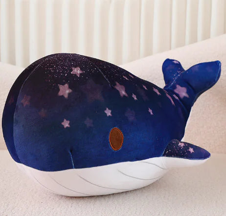 40/50 CM Pink/Blue Solaris Shimmer Whale Plush Toy