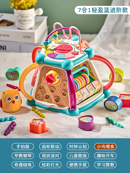 Multi-Functional Music Learning Drum for Kids 0-3 Yrs