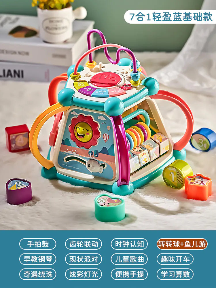 Multi-Functional Music Learning Drum for Kids 0-3 Yrs