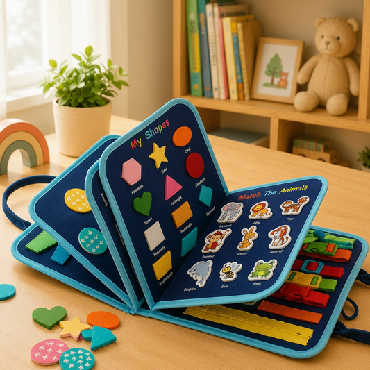 BusyBook β Montessori Felt Activity Book for Travel & Home