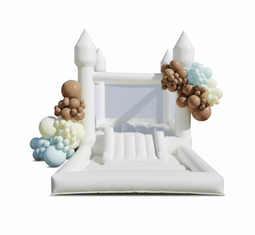 Inflatable White Bounce House