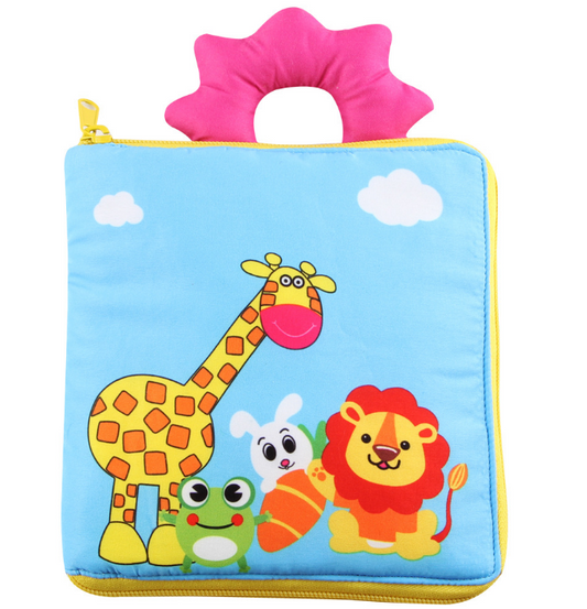 Interactive Cloth Activity Book for Infants & Toddlers