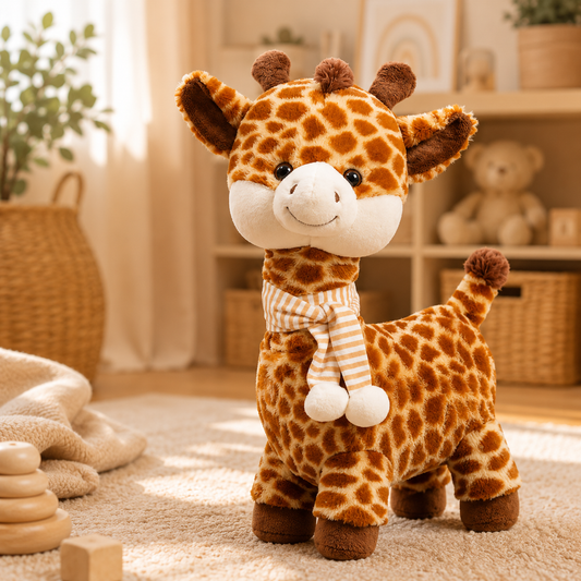 standing giraffe stuffed animal