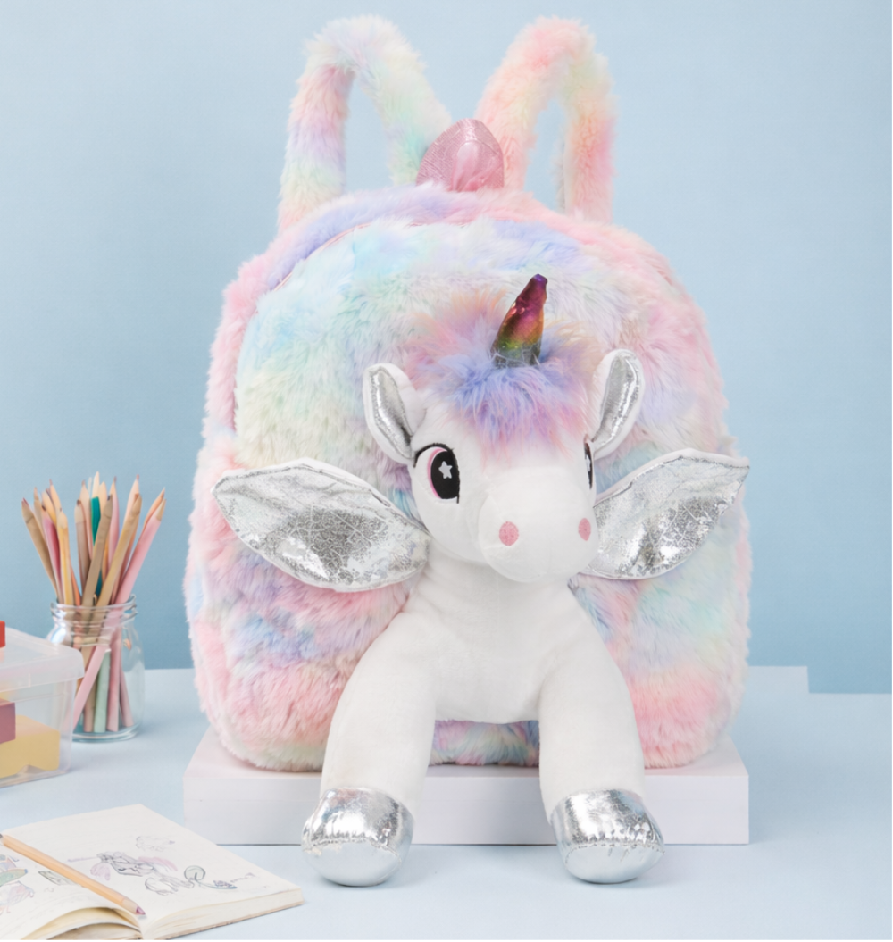 Plush Unicorn Backpack