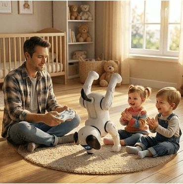 Interactive RC RoboDog with Touch Sensors