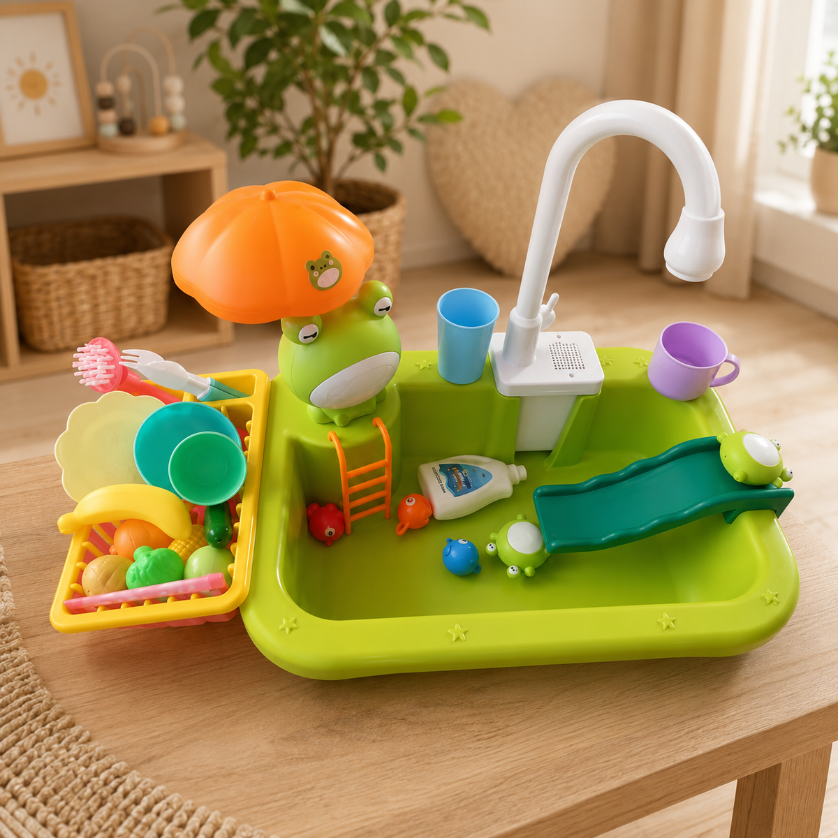 Circulating Water Kitchen Sink Playset