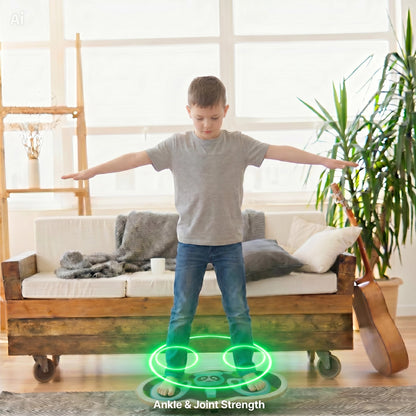 360° Wooden Wobble Balance Board4-balance board gift child5