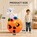5 FT ghost pumpkin candy bag Halloween inflatable product size and dimensions