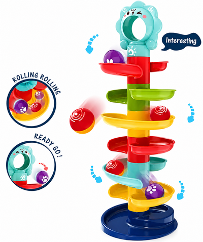 TumbleNest  7-Layer Rolling Ball Tower Toy
