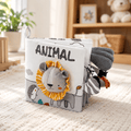 High Contrast Animal Tail Soft Cloth Baby Book