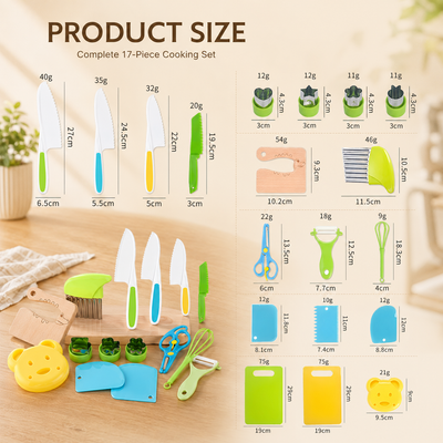 Kids Safe Cooking Tool Set