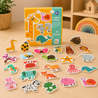 Woodland Match Puzzle Board