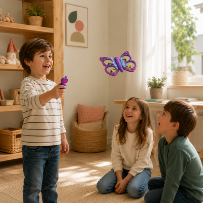 Gravity Sensing Butterfly RC Quadcopter