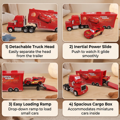 Diecast Car Carrier Hauler Truck Toy