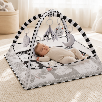Baby Activity Gym Mat with Hanging Toys