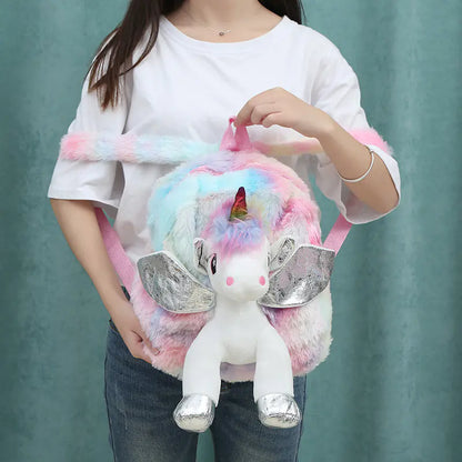 Plush Unicorn Backpack