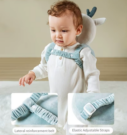 Baby Head Protection Backpack Pillow | Anti-Fall Cushion for Crawlers & Walking Toddlers | Breathable Adjustable Safety Pillow | Ages 6–24M-8