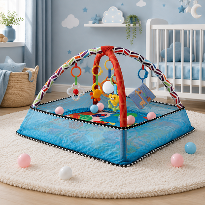 PlayArch — Baby Play Mat & Activity Gym with Hanging Toys