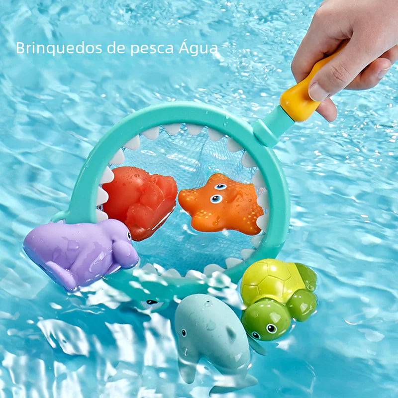 Floating Bath Toys for Kids - Lion, Shark, Fish