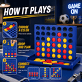 Four In A Row Strategy Board Game
