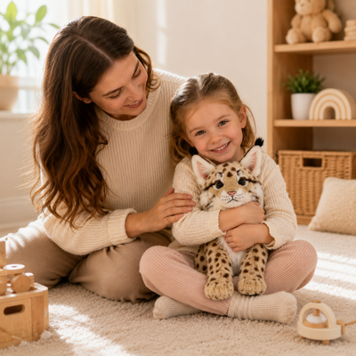 WildLynx Lifelike Lynx Plush Stuffed Animal