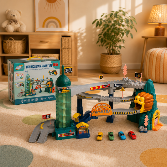 Mountain Adventure Car Track Playset