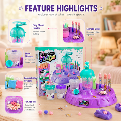DIY Crystal Slime Mixer Kit