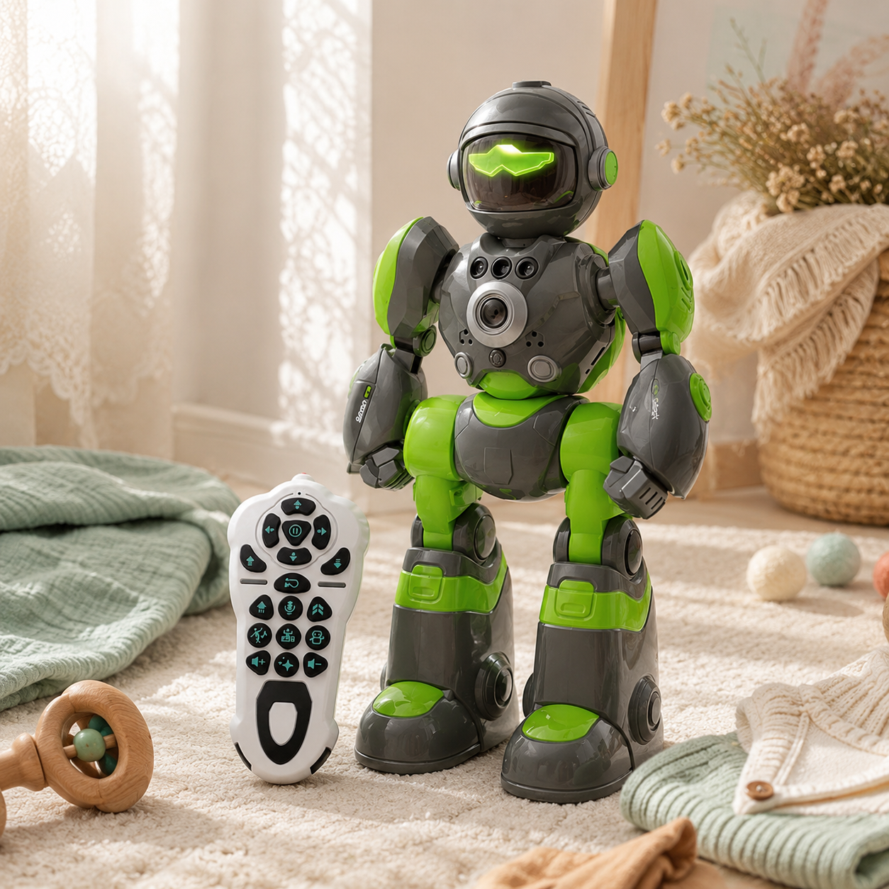 VoiceBot — Voice & Gesture Control Interactive Robot Toy
