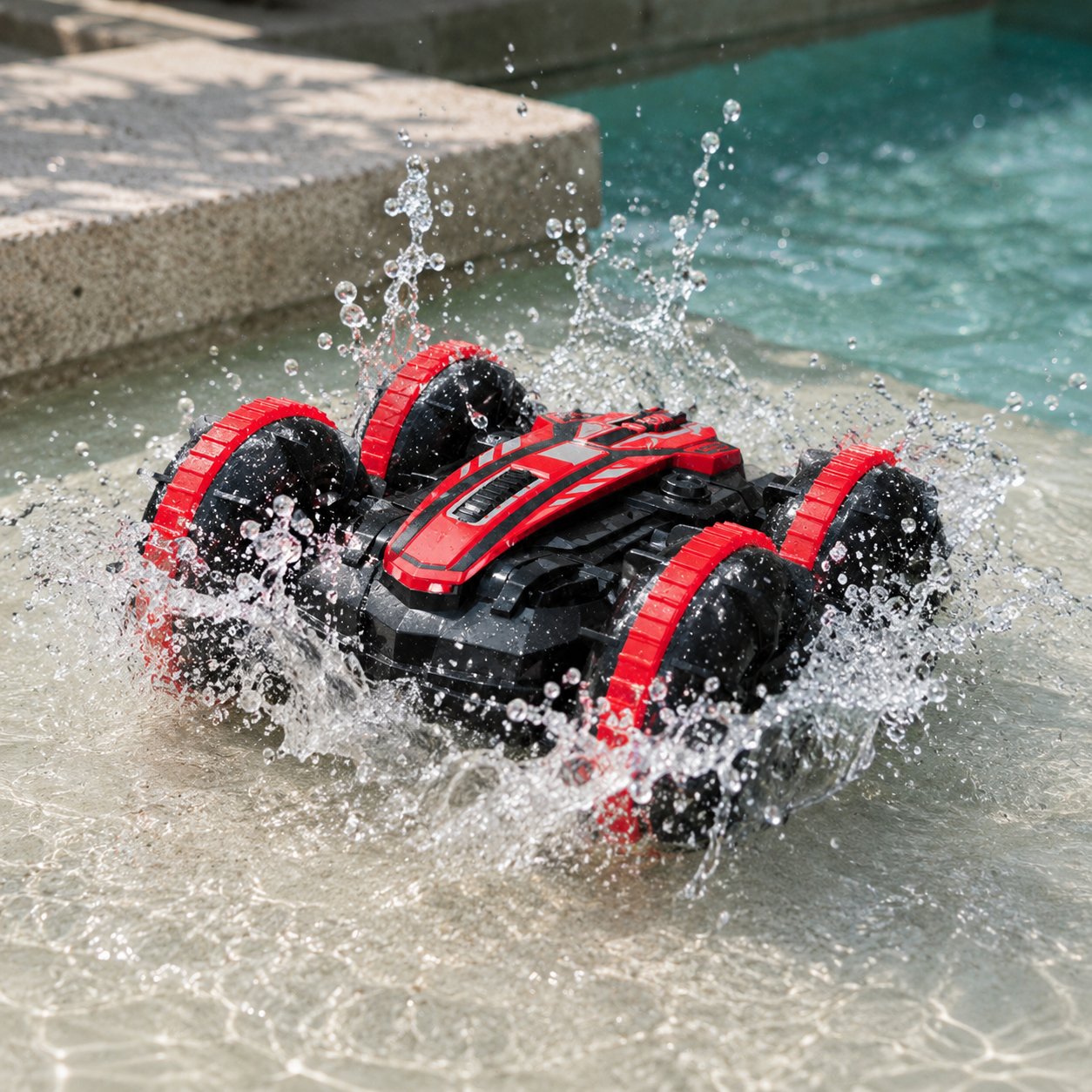 Aqua Rove RC Stunt Car – Waterproof All-Terrain Remote Control Toy