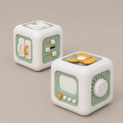 BusyCube — 6-in-1 Montessori Sensory Busy Cube