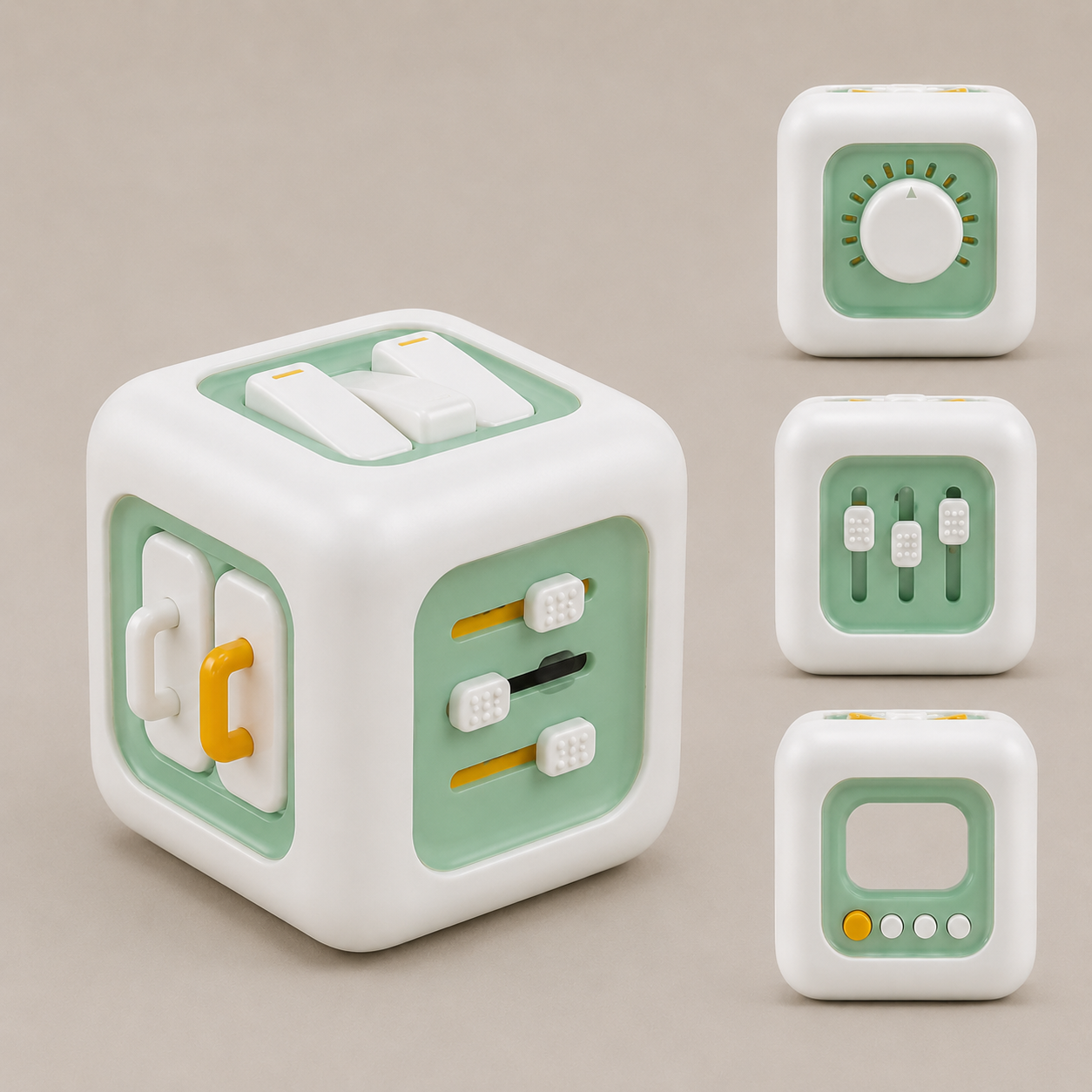 BusyCube — 6-in-1 Montessori Sensory Busy Cube