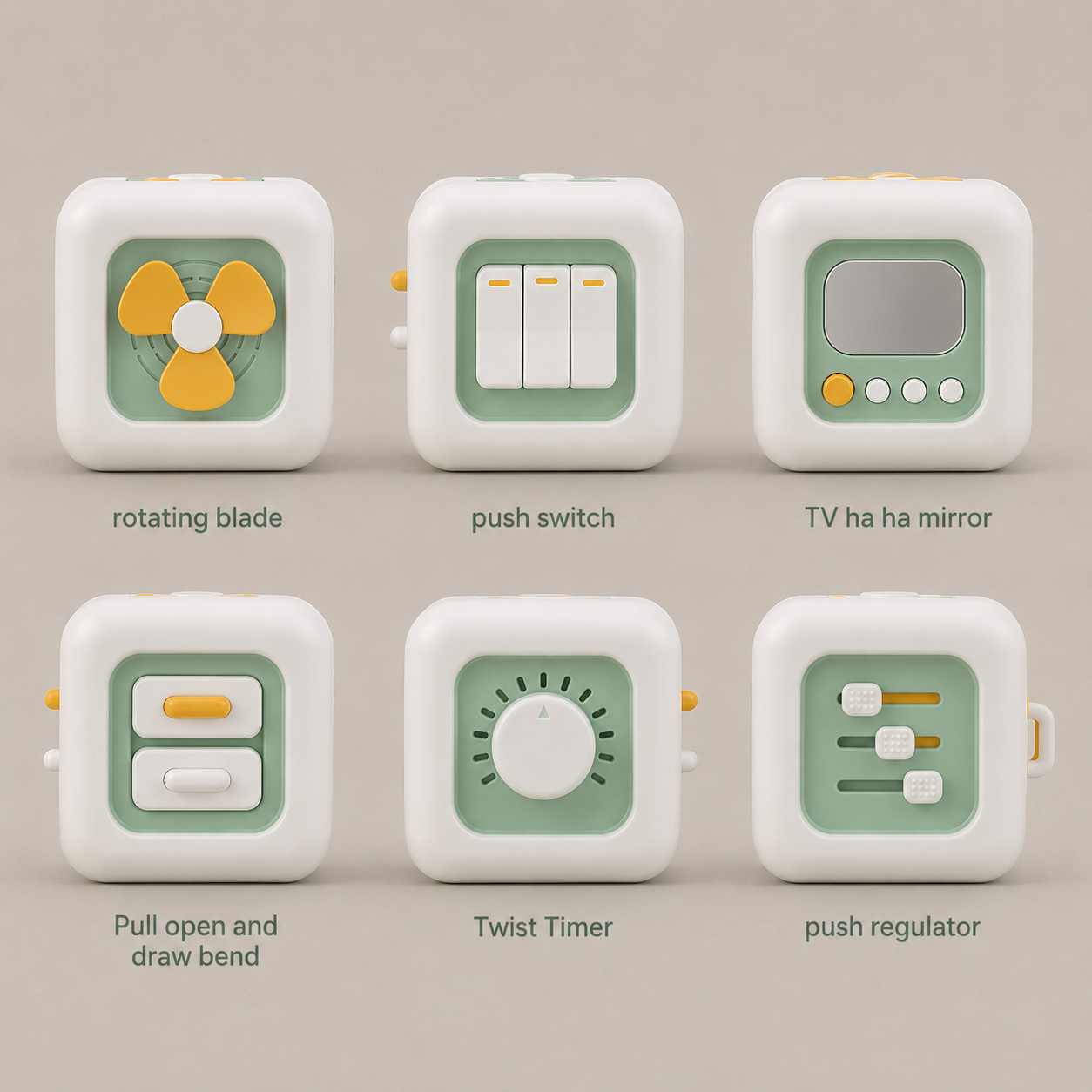 BusyCube — 6-in-1 Montessori Sensory Busy Cube