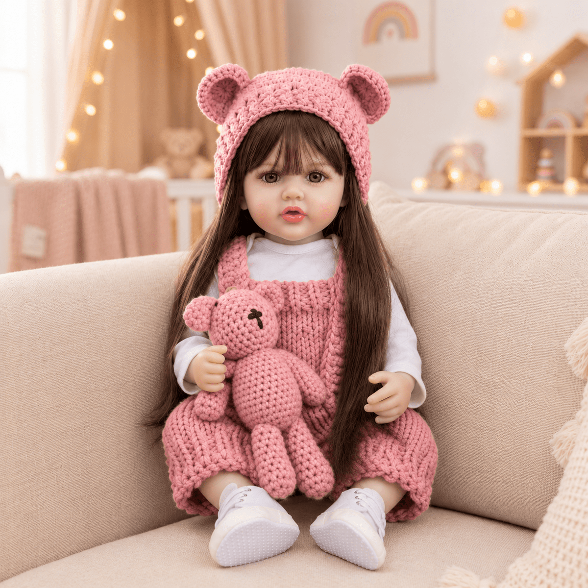 Reborn Baby Girl Doll with Accessories