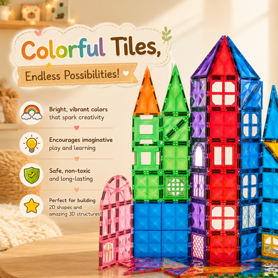 CastleQuest Magnetic Building Tiles