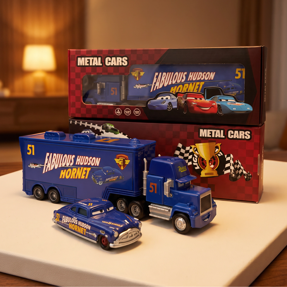 Diecast Car Carrier Hauler Truck Toy