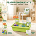 Circulating Water Kitchen Sink Playset
