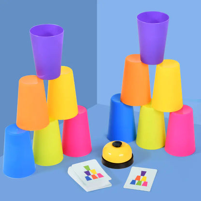 Kids Stacking Cup Game - Educational Interactive Toy