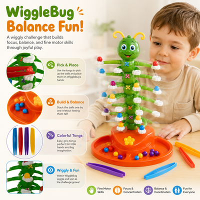 WiggleBug Dancing Caterpillar Balance Game